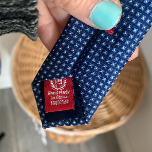 Vintage Chaps men’s tie 100% silk men’s tie preowned - Picture 4 of 4